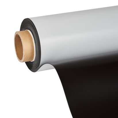 Feuille magnétique, imprimable, blanche 1.070 mm | 10 m | 1,6 mm