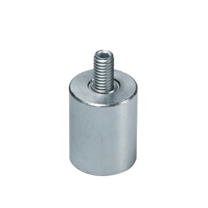 Aimants grappin cylindrique AlNiCo avec filetage 