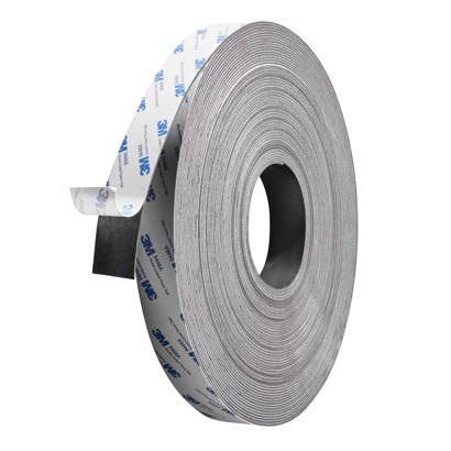 Bande magnétique adhésive, forte 30 mm | 30 m | 1 mm