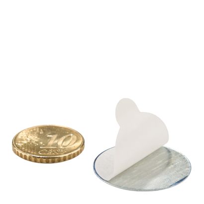 Pastille métallique adhésive 26 mm