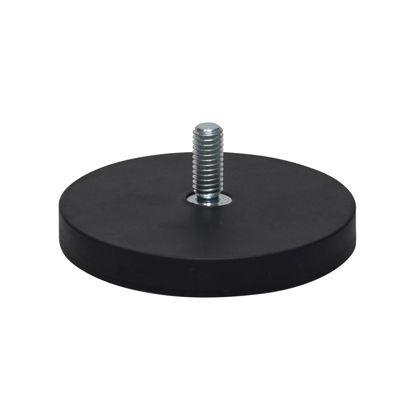 Aimants caoutchoutés avec filetage 57 mm | null | M6x15 mm