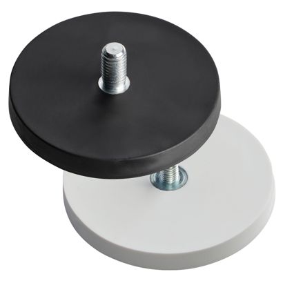 Aimants caoutchoutés avec filetage 88 mm | null | M8x15 mm