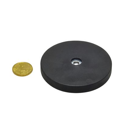 Aimants caoutchoutés avec alésage de cylindre 66 mm