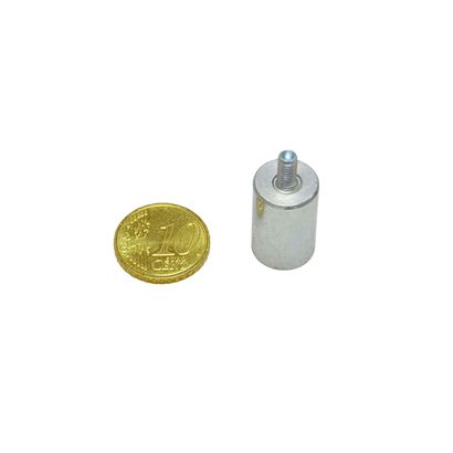 Aimants grappin cylindrique AlNiCo avec filetage 13 mm