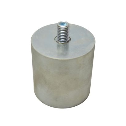 Aimants grappin cylindrique AlNiCo avec filetage 63 mm