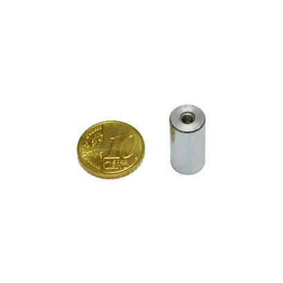Aimants grappin cylindrique AlNiCo avec filetage intérieur 10 mm | null