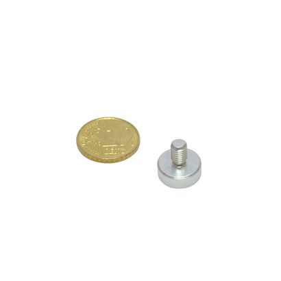 Aimants en pot en néodyme avec filetage 13 mm | M5x8 mm 