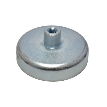 Aimants en pot en ferrite avec manchon fileté 100 mm | 43 mm | null