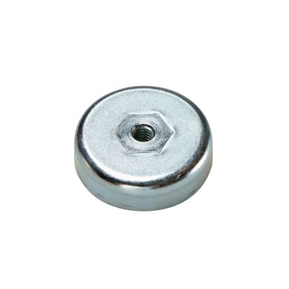 Aimants en pot en ferrite avec filetage intérieur 25 mm | M4 | 7 mm