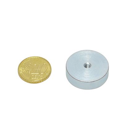 Aimants en pot en néodyme avec filetage intérieur 25 mm