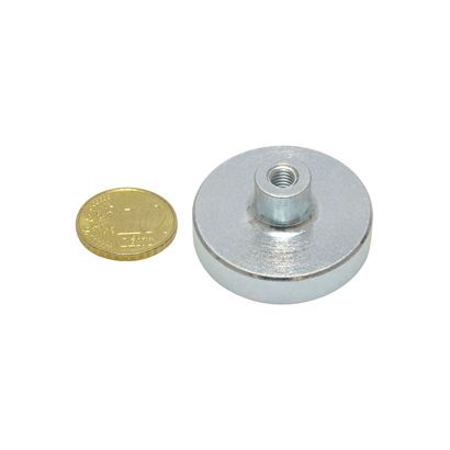 Aimants en pot en ferrite à coller 36 mm