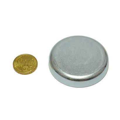 Aimants en pot en ferrite à coller 47 mm