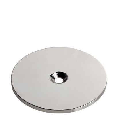 Pastille métallique avec perçage et abaissement 62 mm