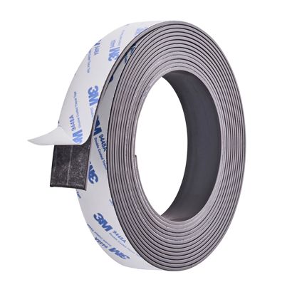 Bande magnétique adhésive, forte 25 mm | 5 m | 2 mm