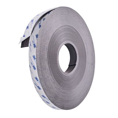 Bande magnétique adhésive, forte 25 mm | 30 m | 2 mm
