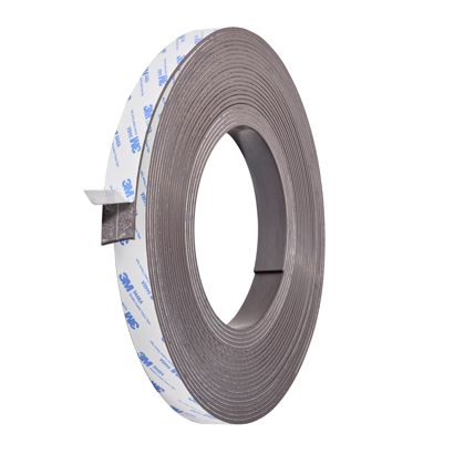 Bande magnétique adhésive, forte 25 mm | 15 m | 3 mm