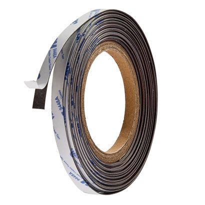 Bande magnétique néodyme, adhésive, extra forte 10 mm | 100 g/cm² | 10 m | 0,5 mm