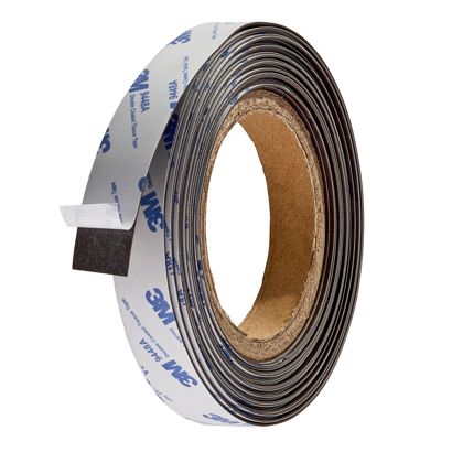Bande magnétique néodyme, adhésive, extra forte 20 mm | 100 g/cm² | 10 m | 0,5 mm