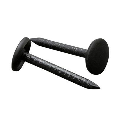 Clous pour classeur d’échantillons, 25 mm, tête plate, peints en noir 