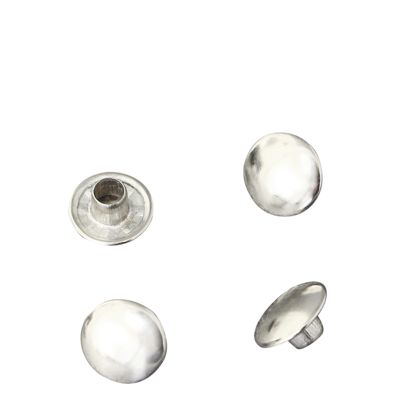 Rivets creux doubles, partie supérieure, type A, diamètre de la tête 9 mm 