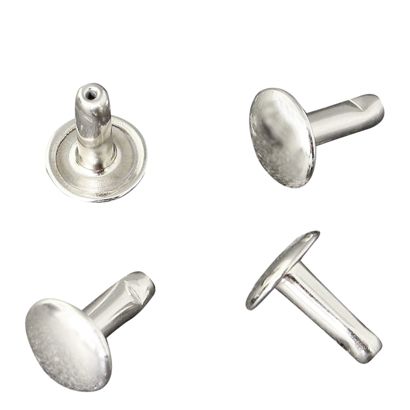 Rivets creux doubles, partie inférieure, fermée, type A, diamètre de la tête 9 mm 