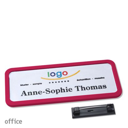 Porte-badges avec épingle OFFICE null | 75 x 27 mm