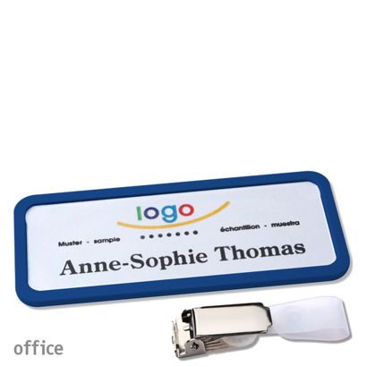 Porte-badges avec clip Office Clip de suspension | null | 75 x 27 mm
