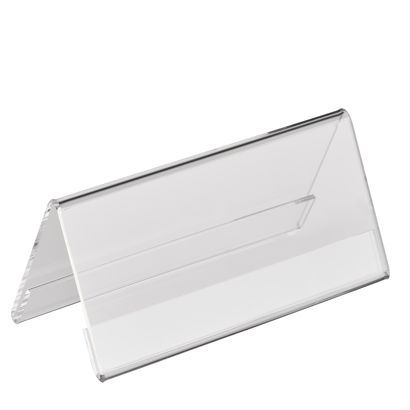 Porte-nom, acrylique format paysage | 120 x 55 mm