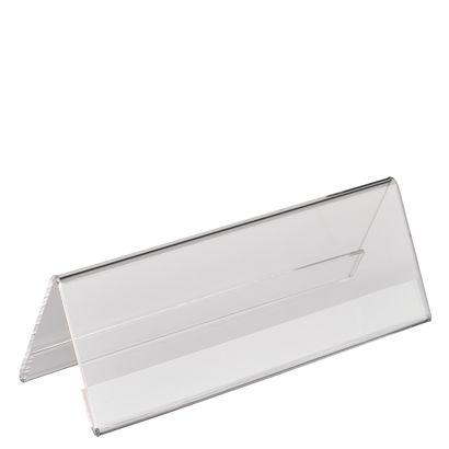 Porte-nom, acrylique 180 x 61 mm  | Format paysage 