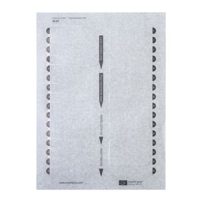 Planches d'impression, blanches Aluline-plus 16 , 68 x 15,75 mm
