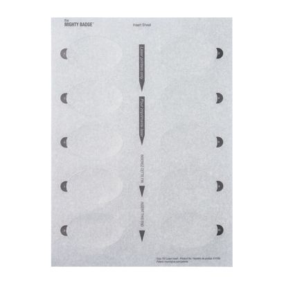 Planches d'impression, blanches Aluline-plus 43, 65 x 43 mm