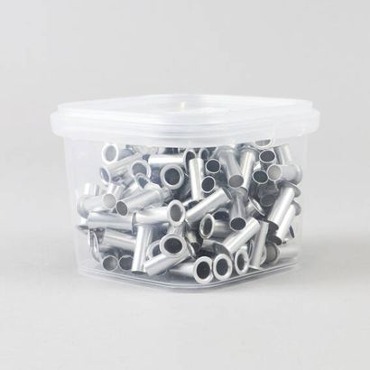 Œillets creux pour 20 - 50 feuilles, argents 6.5 mm