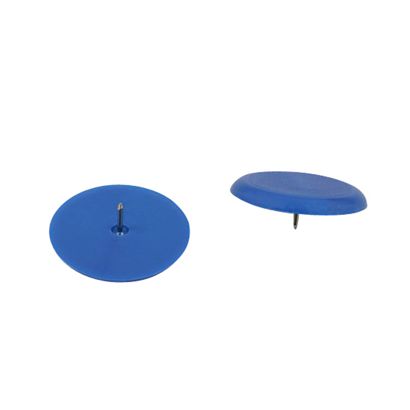 Punaises, ø = 30 mm bleu  | 100 unités emballées en vrac dans un sachet 