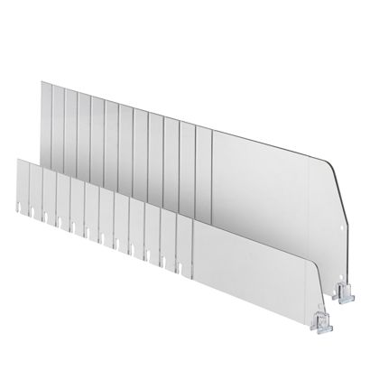 Séparateur « Flexible » sans butée, transparent 