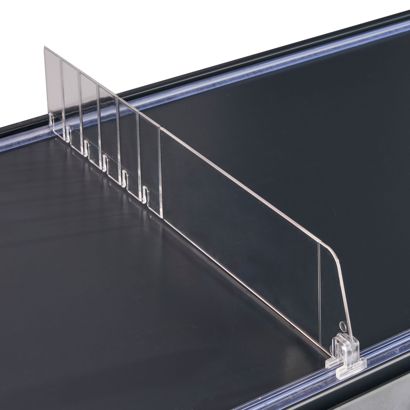 Séparateur « Flexible » sans butée, transparent 60 mm | 335 mm