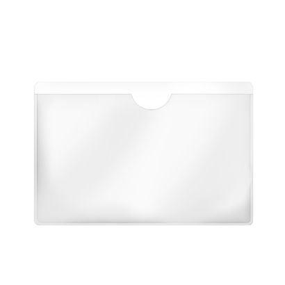 Pochettes pour cartes de visite, adhésif, film PP null | 95 x 60 mm