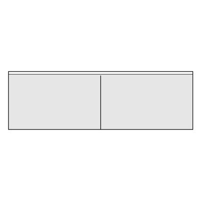 Pochettes doubles pour cartes de visite, 190 x 60 mm, 2 compartiments 