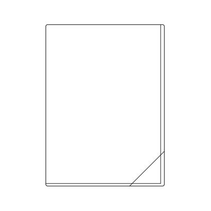 Pochettes rectangulaires, auto-adhésif, null | sans hauteur de remplissage | null