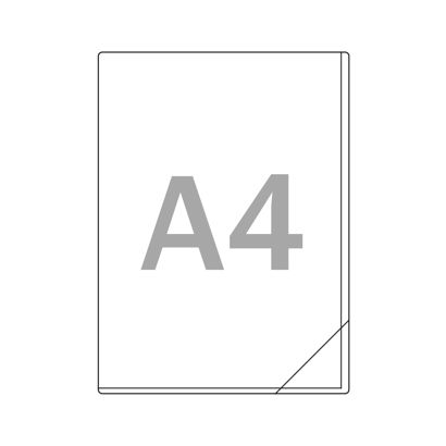 Pochettes rectangulaires, auto-adhésif, A4  | Côté étroit et côté large (Quickload)  | sans hauteur de remplissage  | PVC rigide 