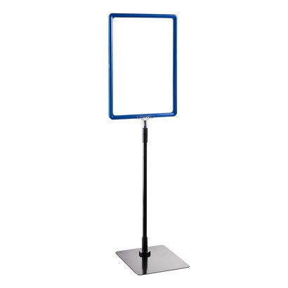 Cadre pour affiche avec pied et support (kit) A4 null | null | surface d'appui: noir