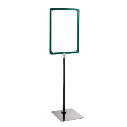 Cadre pour affiche avec pied et support (kit) A4 null | null | surface d'appui: noir