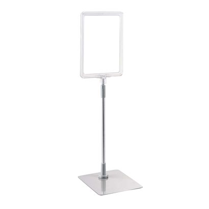 Cadre pour affiche avec pied et support (kit) A5 null | null | surface d'appui: gris