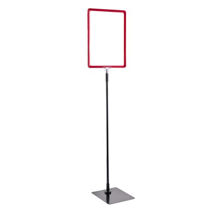 Cadre pour affiche avec pied et support (kit) A4 null | null | surface d'appui: noir