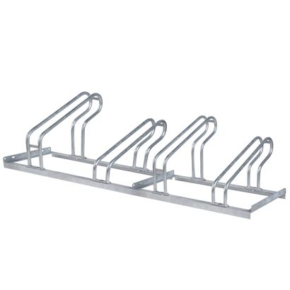 Support vélo au sol, métal 4 vélos