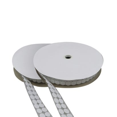 Pastilles auto-agrippantes en rouleau, 16 mm | null | Set - Crochet & Boucle