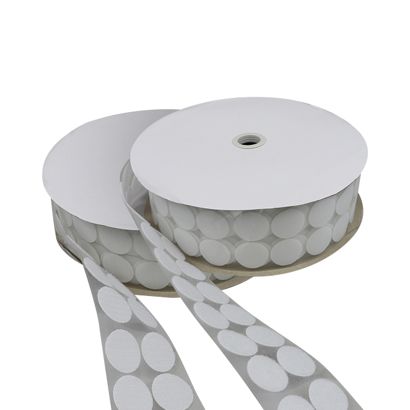 Pastilles auto-agrippantes en rouleau, 33 mm | null | Set - Crochet & Boucle