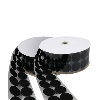 Pastilles auto-agrippantes en rouleau, 45 mm | null | Set - Crochet & Boucle