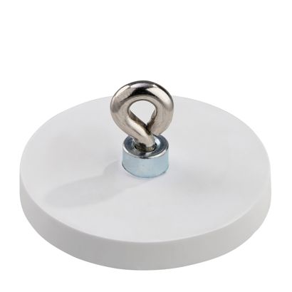 Aimant caoutchouté avec œillet 43 mm | null