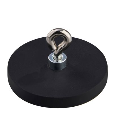 Aimant caoutchouté avec œillet 43 mm | null