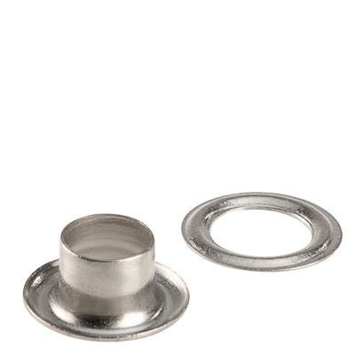 Œillets de bâche, autocoupants, acier null | Œillets ronds #1-J (⌀ 6,1mm)